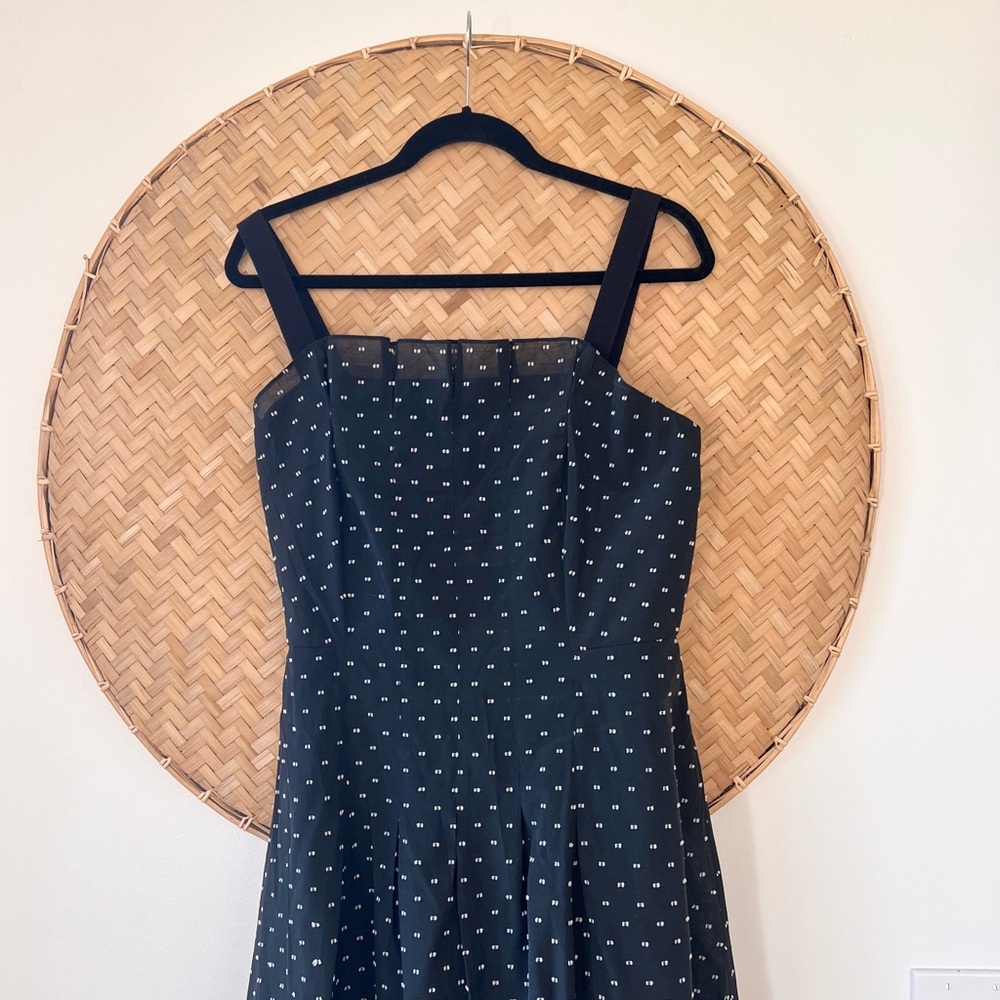 REBECCA TAYLOR SLEEVELESS PLEATED DETAIL MINI DRESS - Picture 5 of 14